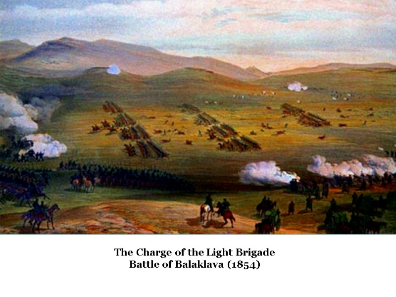 The Charge of the Light Brigade Battle of Balaklava (1854)